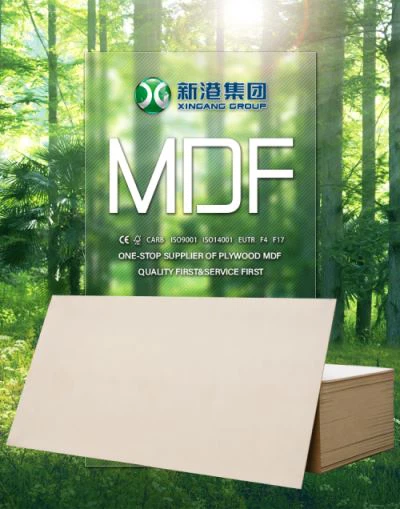 কারখানা মূল্য মাঝারি ঘনত্ব Fibreboard MDF